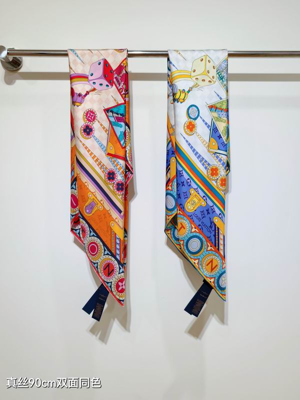 LV Silk Scarf 90X90cm E041837
